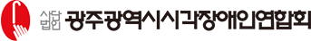 광주광역시시각장애인연합회 로고